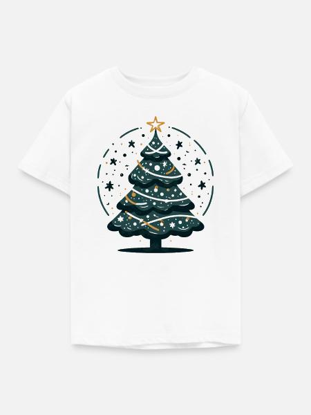Weihnachtsbaum Tannenbaum Christbaum - Kinder T-Shirt - Weiß