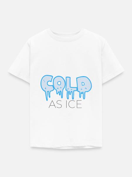 Cold as ICE - Kinder T-Shirt - Weiß