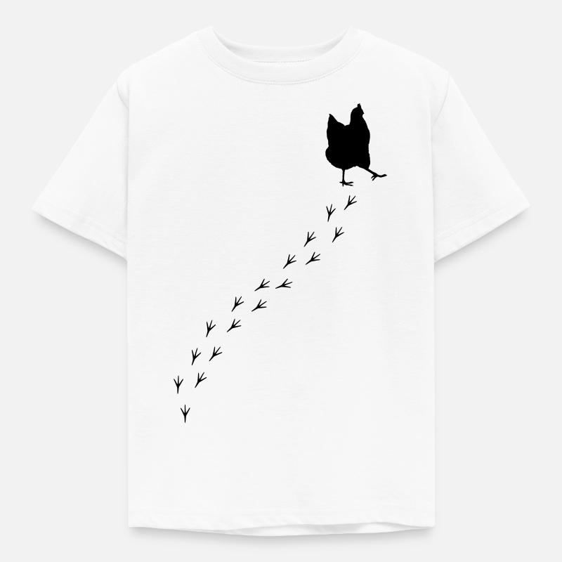 Huhn - Kinder T-Shirt - Weiß