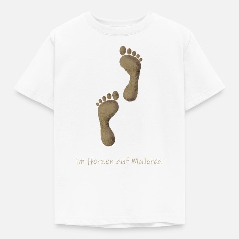 Mallorca Sand - Kinder T-Shirt - Weiß