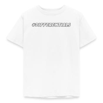 Unterschiede - Kinder T-Shirt - Weiß - Vorne - AI Model Kid Male (0cm)
