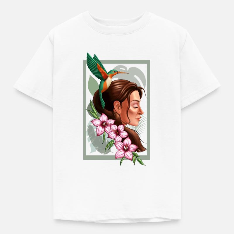 Mutter Erde - Kinder T-Shirt - Weiß