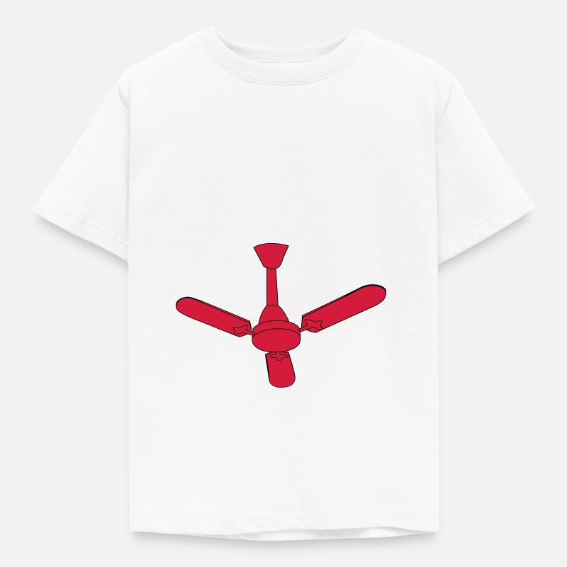 Fan Ceiling Wind Gift Idea Fast - Kids' T-Shirt - white