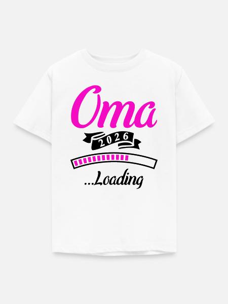 Oma 2026 Loading - Kinder T-Shirt - Weiß