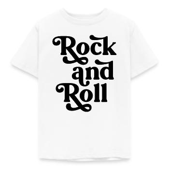Conception typographique vintage rock and roll - T-shirt Enfant - blanc - Devant - AI Model Kid Male (0cm)