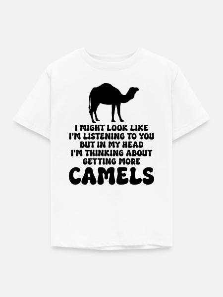 Kamel Humor Spruch - Kinder T-Shirt - Weiß
