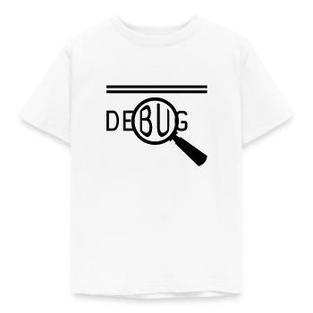 programierer Dev nerd php c c debug coding coder - Kids' T-Shirt - white - Front - AI Model Kid Male (0cm)