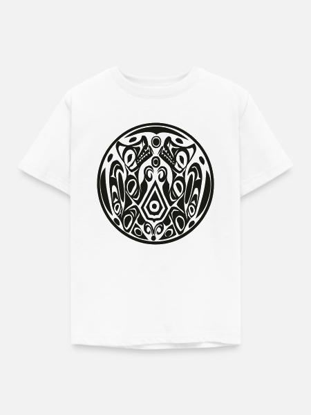 Twilight-Wolfpack Tattoo - Kinder T-Shirt - Weiß
