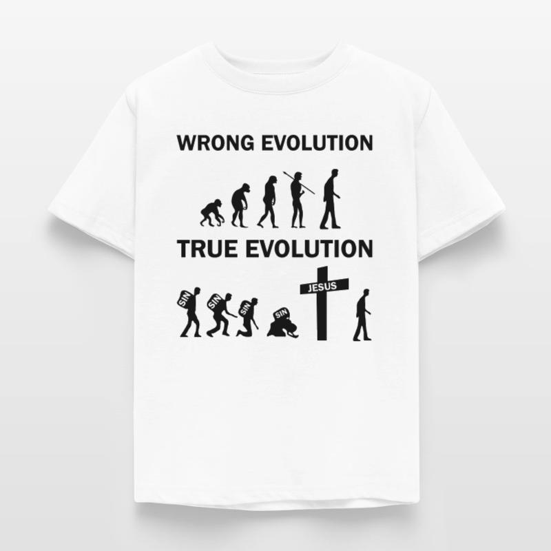 Jésus de la véritable évolution T-shirt Enfant