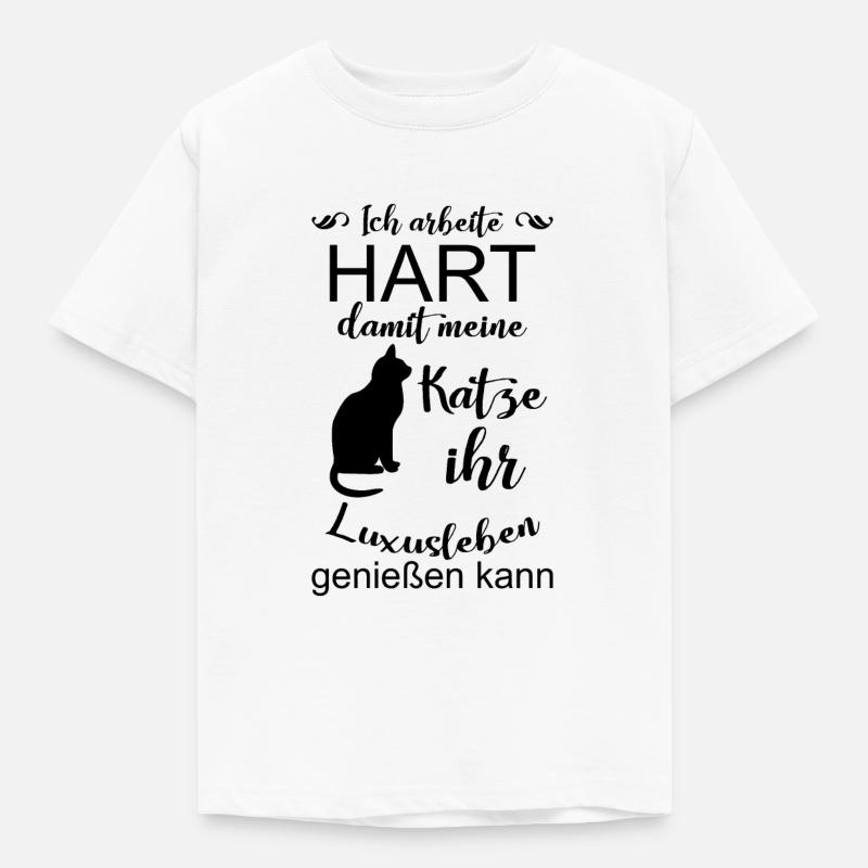 Cat, Cats - Kids' T-Shirt - white