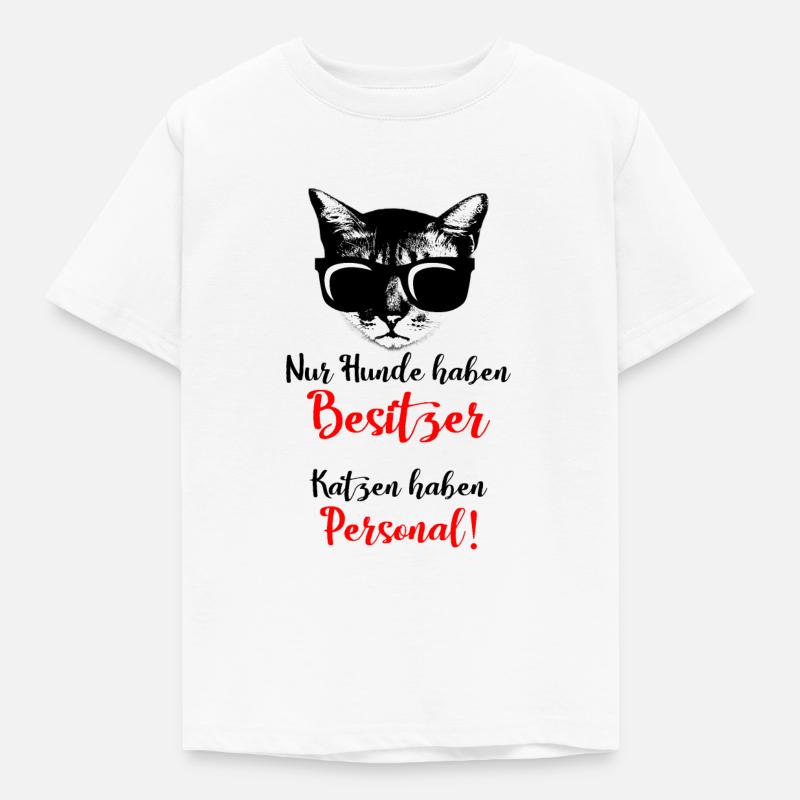 Cat, Cats - Kids' T-Shirt - white