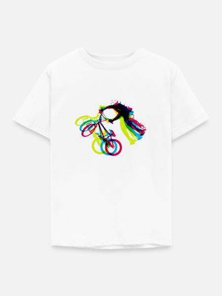 BMX TAILWHIP - Kinder T-Shirt - Weiß