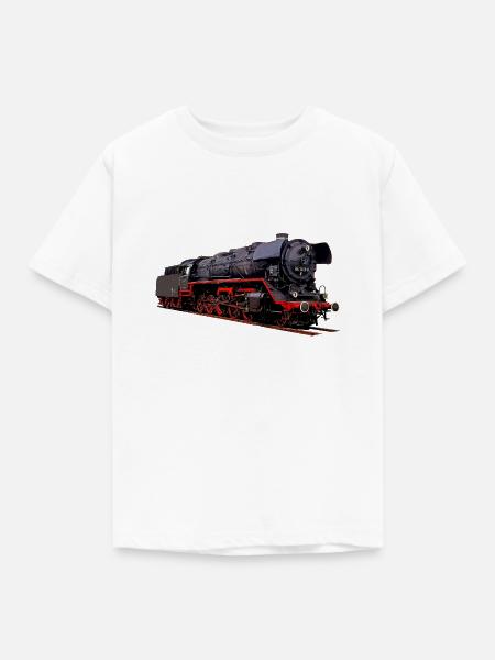 Dampflok BR 44 1486 - Kinder T-Shirt - Weiß