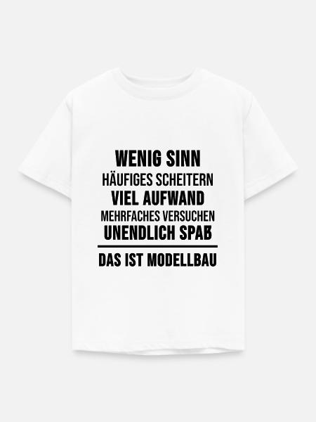 Modellbau Modellbauer Lustiges Geschenk - Kinder T-Shirt - Weiß