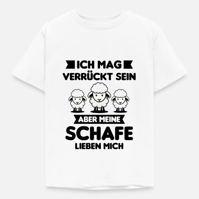 Schäfer Schaf Schafe Hirte Spruch Geschenk - Kinder T-Shirt - Weiß