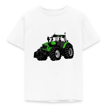 Traktor - Trecker - Schlepper - Landwirt - Kinder T-Shirt - Weiß - Vorne - AI Model Kid Male (0cm)
