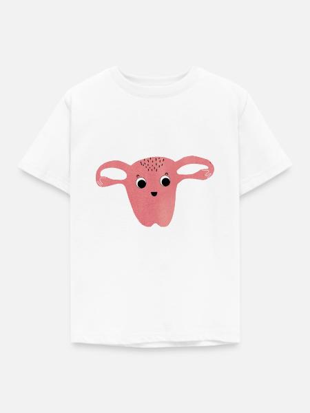 Lebensgebärmutter - Kinder T-Shirt - Weiß