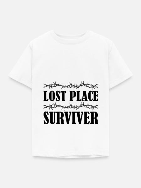 Lost Place Urbexer Urban Geschenkidee - Kinder T-Shirt - Weiß