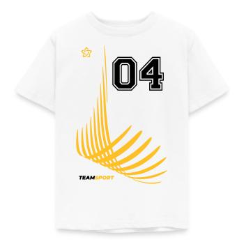04 JERSEY Jersey Numéro Quatre Sport Team Game Motif - T-shirt Enfant - blanc - Devant - AI Model Kid Male (0cm)