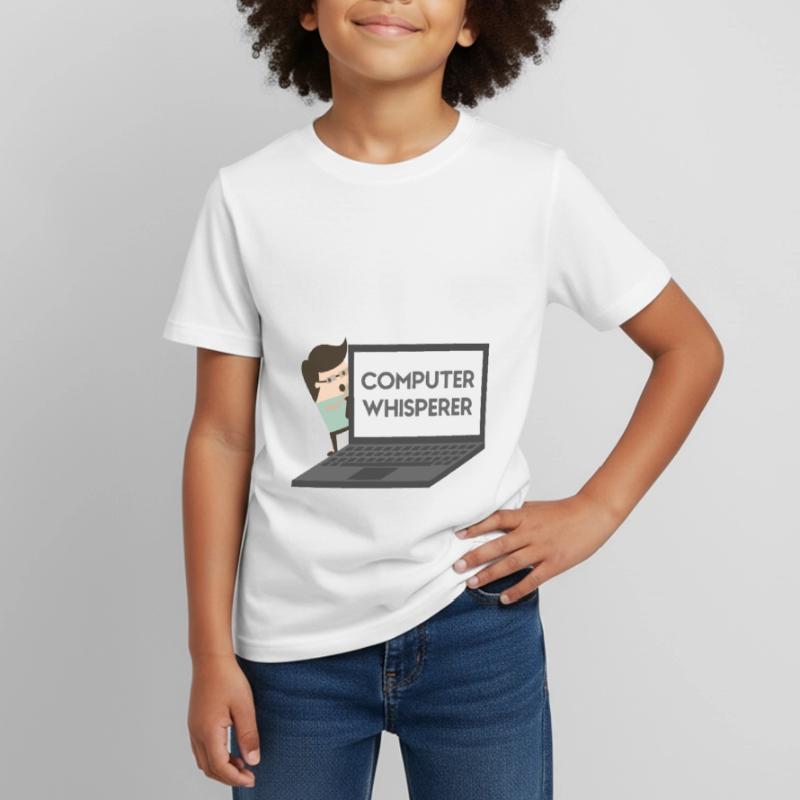 Computer Whisperer Programmer Computer Scientist Kids' T-Shirt