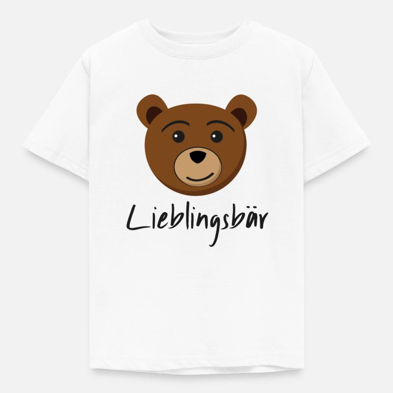 Lieblingsbär! - Kinder T-Shirt - Weiß