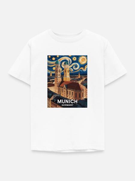 München - Kinder T-Shirt - Weiß