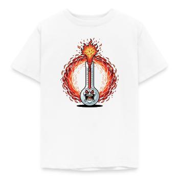 Flame Phantom Test Tube - Kids' T-Shirt - white - Front - AI Model Kid Male (0cm)