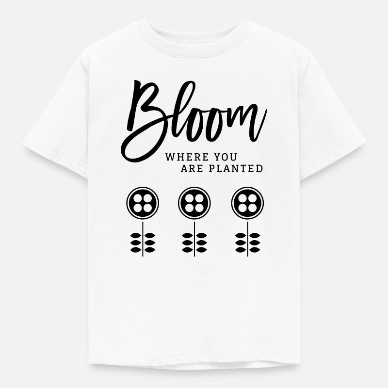 Bloom - Kids' T-Shirt - white