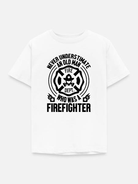 Feuerwehr - Kinder T-Shirt - Weiß