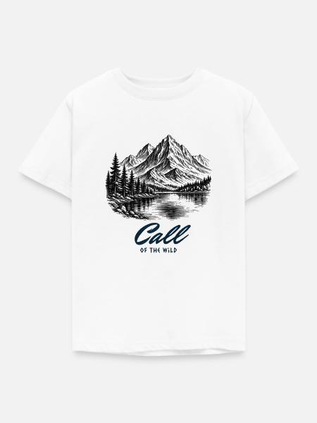 Call of the Wild - Kinder T-Shirt - Weiß
