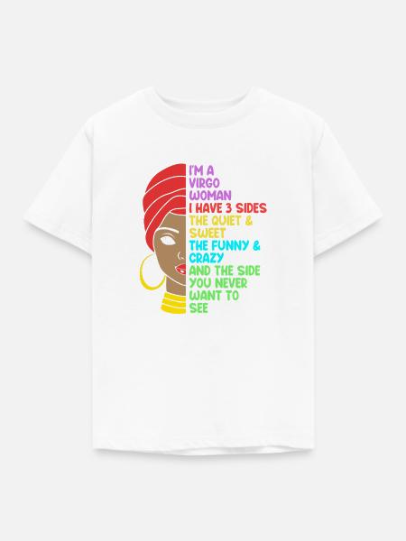 Sternzeichen Jungfrau - Kinder T-Shirt - Weiß