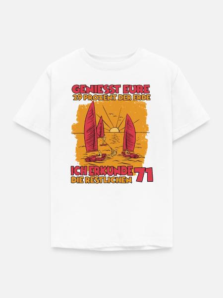 Segler Seglertörn Segeln T-Shirt Segelschule - Kinder T-Shirt - Weiß