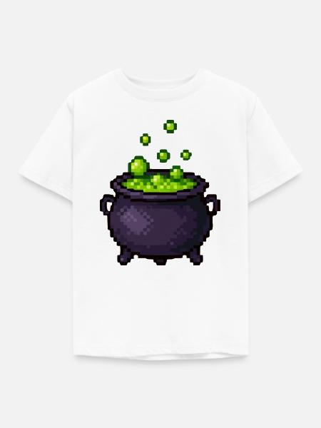 hexenkessel - Kinder T-Shirt - Weiß