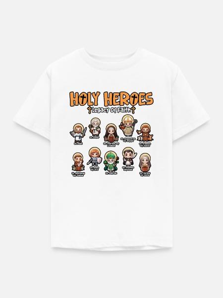 Heilige Helden Allerheiligen-Katholische Kirche - Kinder T-Shirt - Weiß