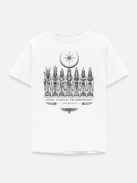 Sieben Richter Anunnaki - Kinder T-Shirt - Weiß