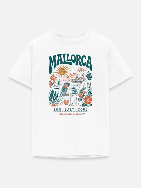 Mallorca Inselzauber 2027 - Kinder T-Shirt - Weiß