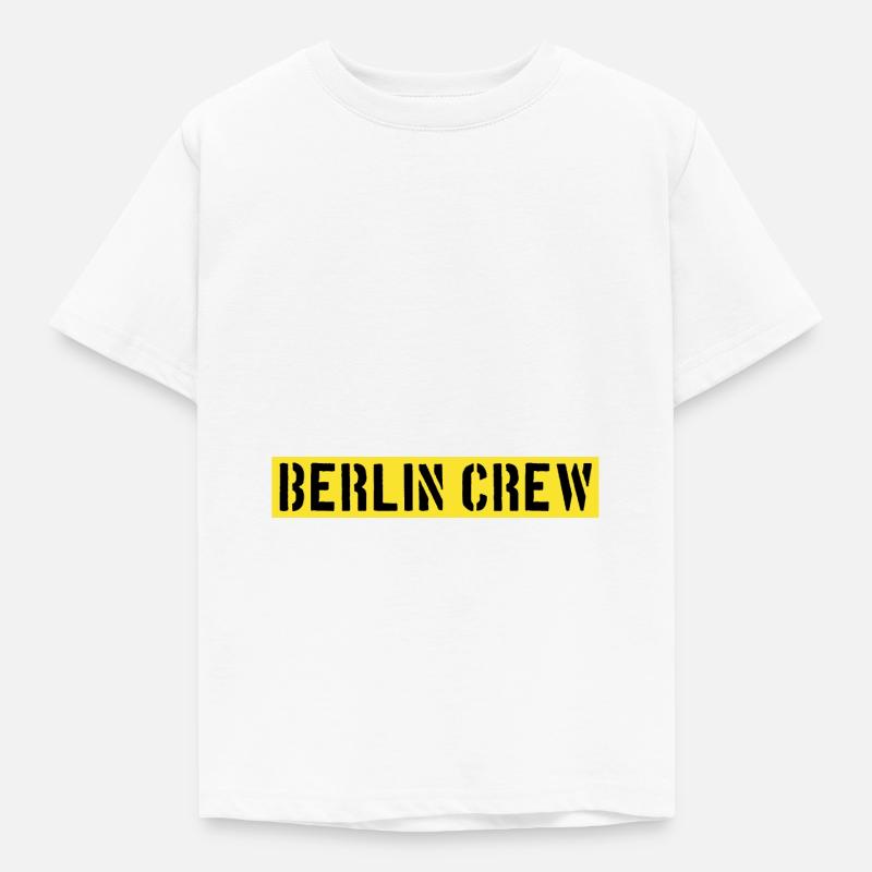Berlin Crew - Kinder T-Shirt - Weiß