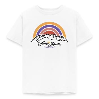 Wilder Kaiser Kaiserkrone Kitzbühel Tirol Hiking - Kids' T-Shirt - white - Front - AI Model Kid Male (0cm)