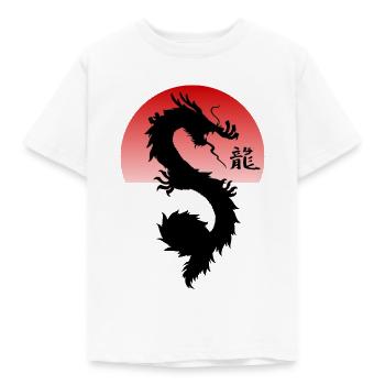 Drache Asien Japan - Kinder T-Shirt - Weiß - Vorne - AI Model Kid Male (0cm)