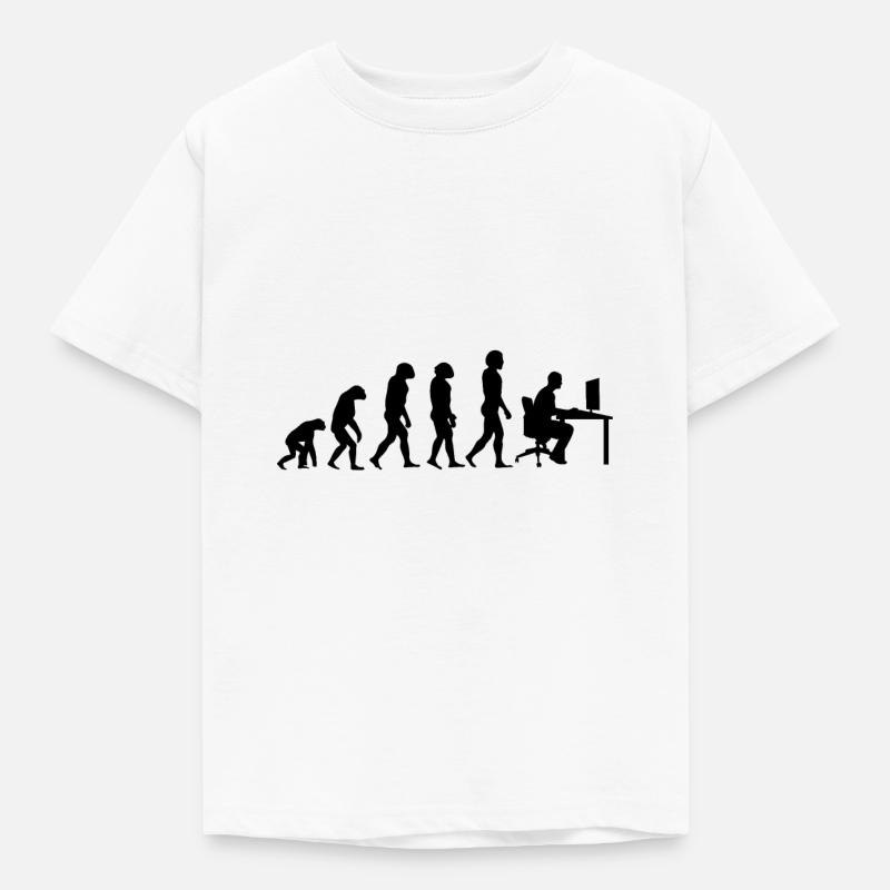 Evolution des joueurs - T-shirt Enfant - blanc