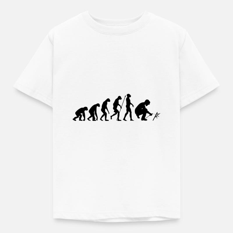 Evolution du soudeur - T-shirt Enfant - blanc