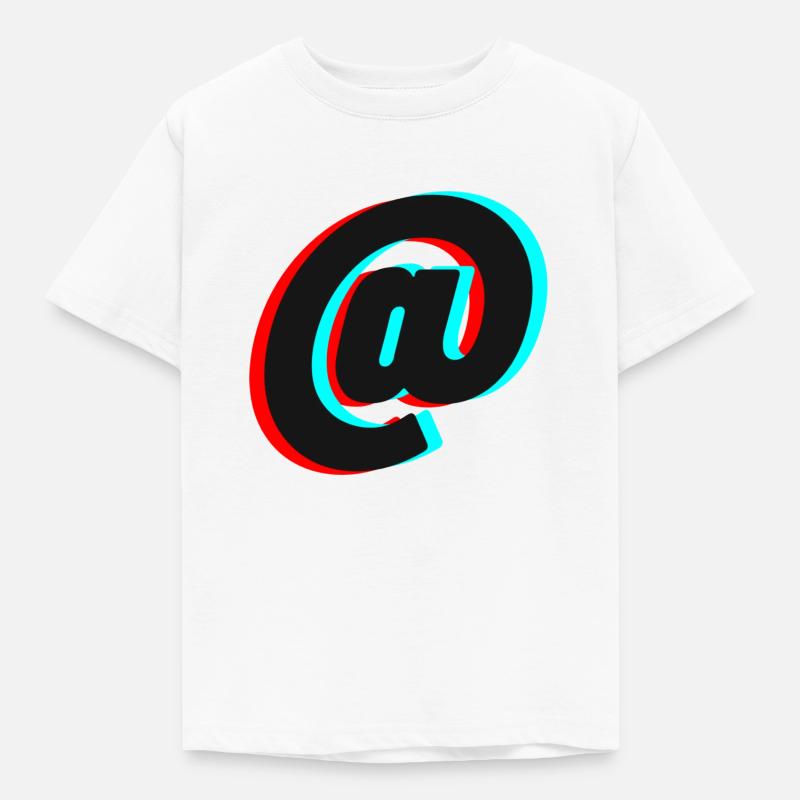At Signs - Kids' T-Shirt - white