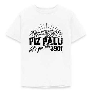 Piz Palü Bernina Engadin Switzerland Sondrino Italy - Kids' T-Shirt - white - Front - AI Model Kid Male (0cm)