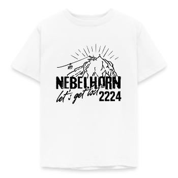 Nebelhorn 2224 m Allgäu Allgäu Alps Oberstdorf - Kids' T-Shirt - white - Front - AI Model Kid Male (0cm)