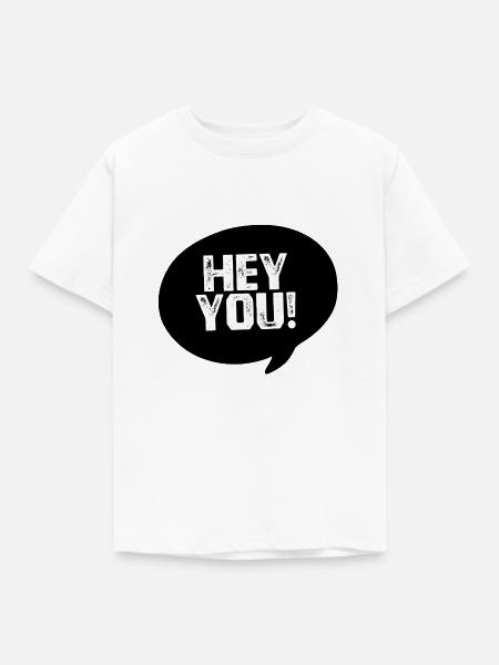 Hey du Dunkle - Kinder T-Shirt - Weiß