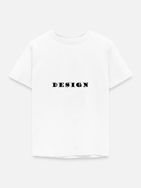 Design - Kinder T-Shirt - Weiß