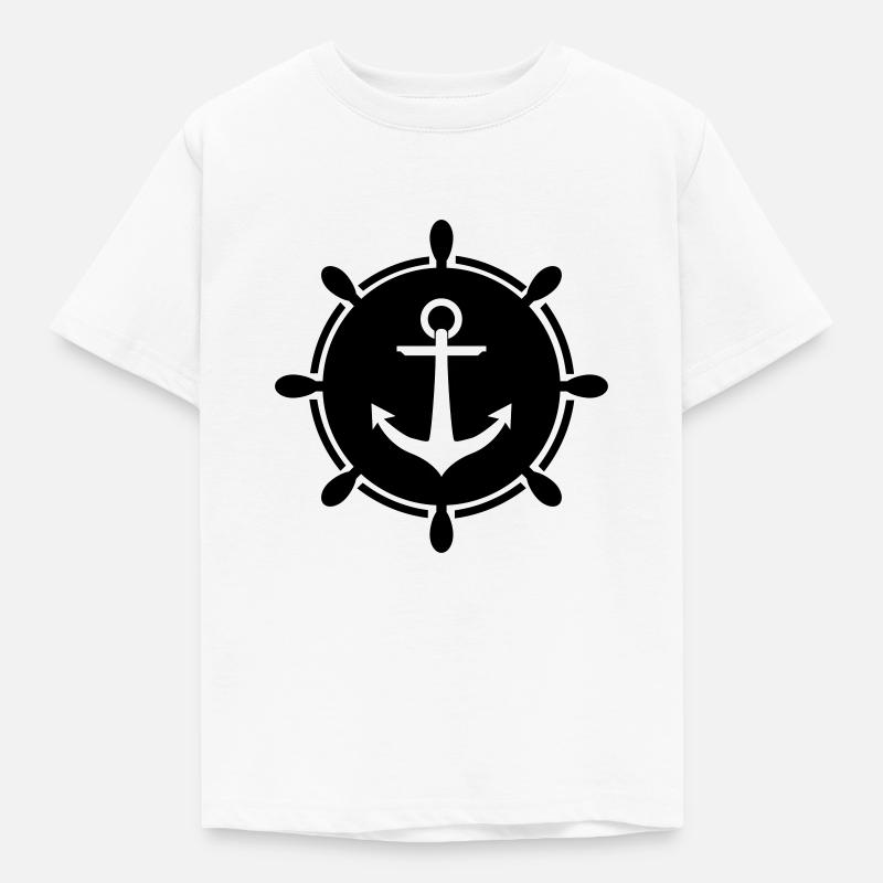 Volant d'ancrage - T-shirt Enfant - blanc