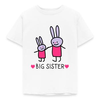 Große Schwester - Kinder T-Shirt - Weiß - Vorne - AI Model Kid Male (0cm)
