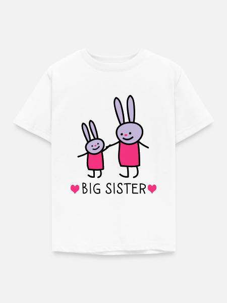 Große Schwester - Kinder T-Shirt - Weiß