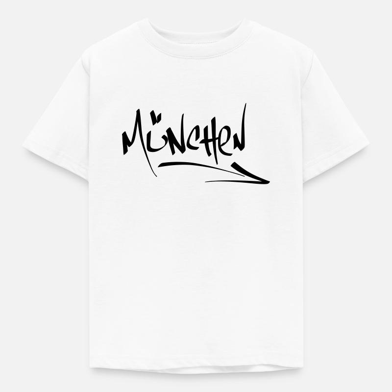 München - Kinder T-Shirt - Weiß
